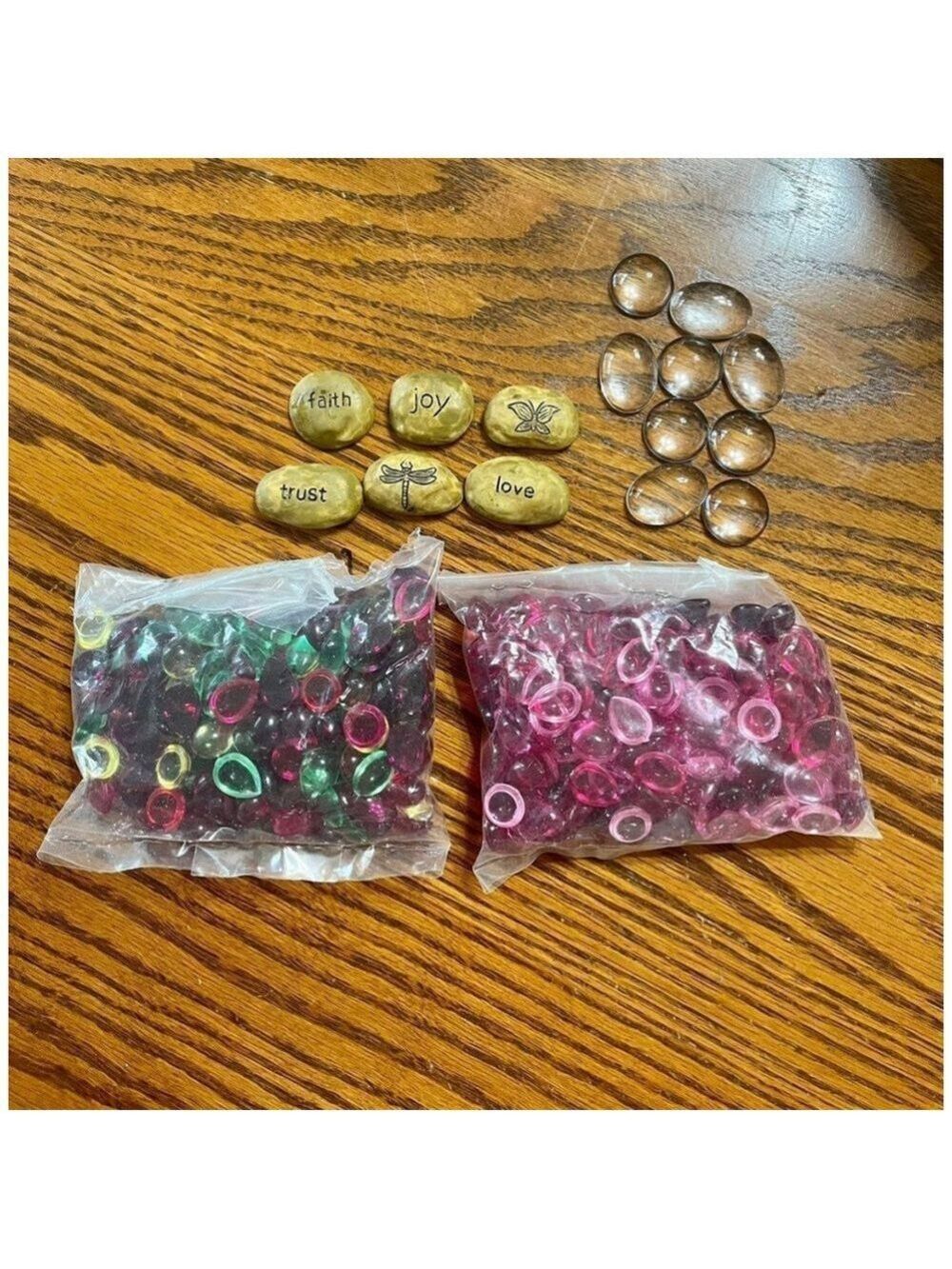 Plastic Stones For Crafts Projects Bundle
